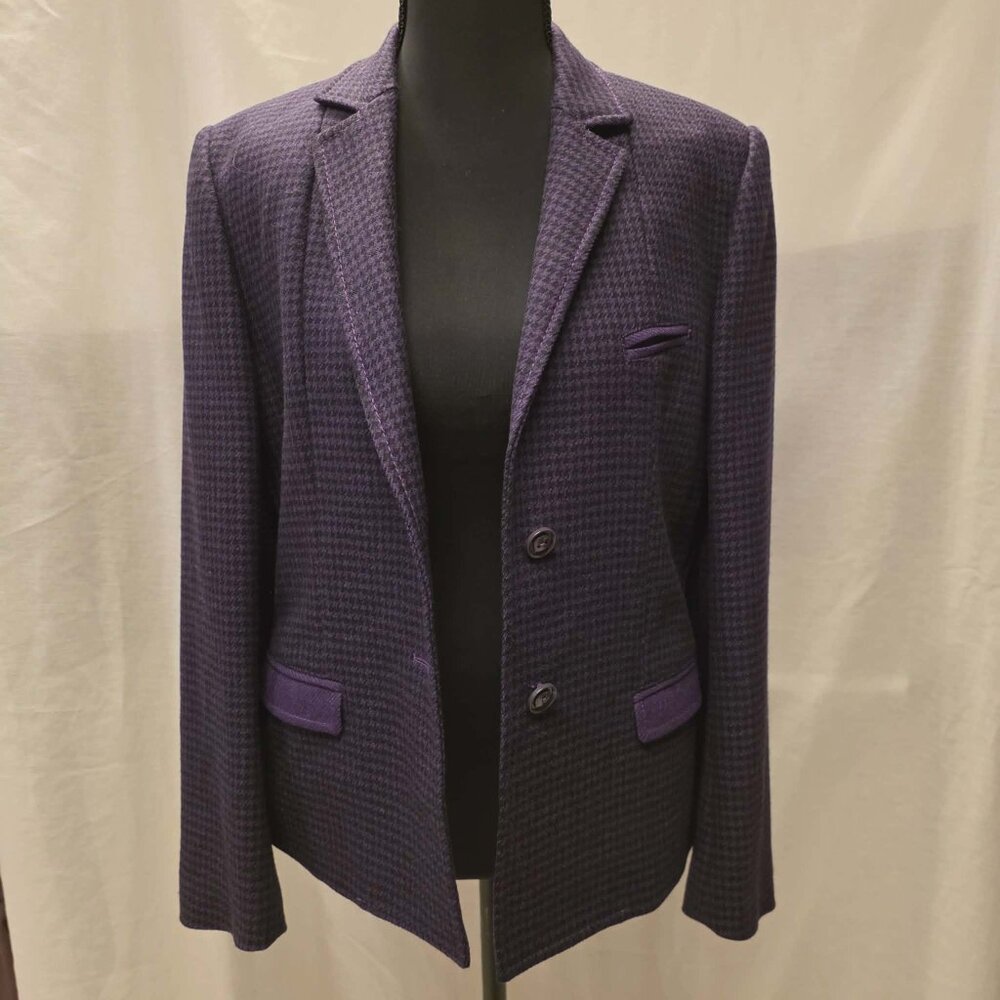 ELYSEE SOIRIES WOOL JACKET COAT BLAZER DIVISION OF RAZZLE DAZZLE SIZE 12